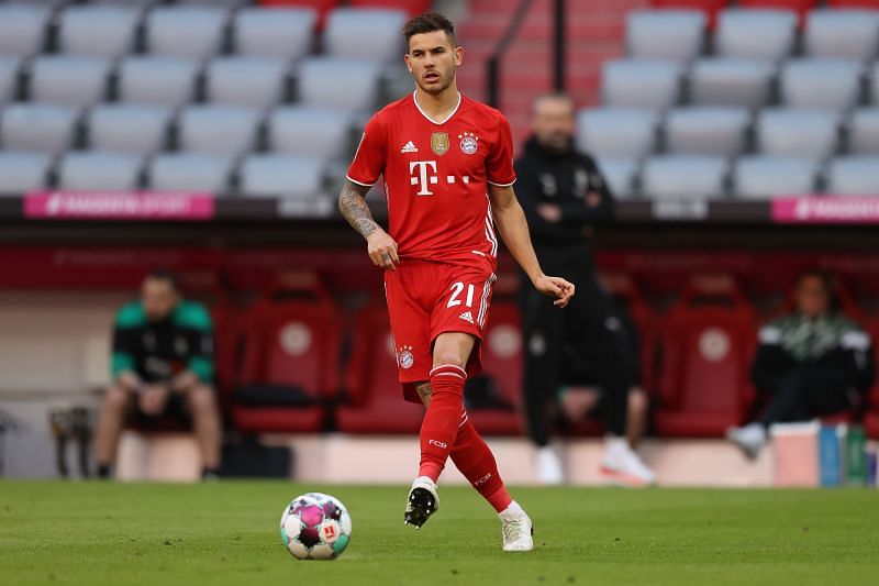 Lucas Hernandez in action for FC Bayern Munich